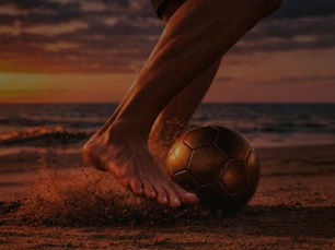 futbol en la playa