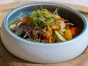 Ceviche en Tantra Beach Club