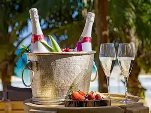 Champagne Buckets at Tantra Tulum