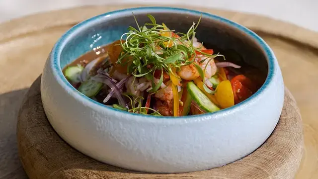 Ceviche at Tantra Tulum