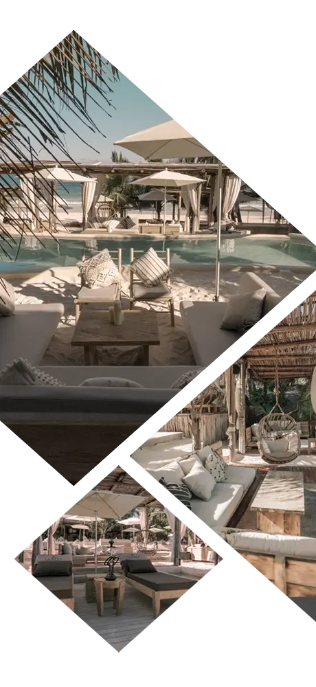 VIP areas at Tantra Beach Club