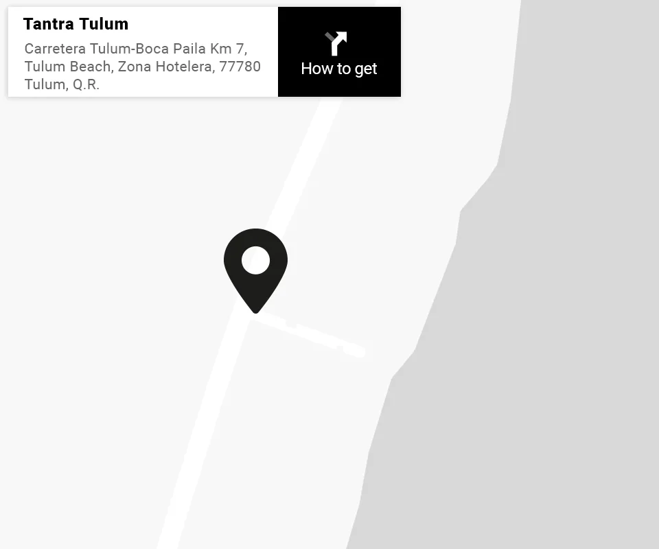 Location of Tantra Tulum